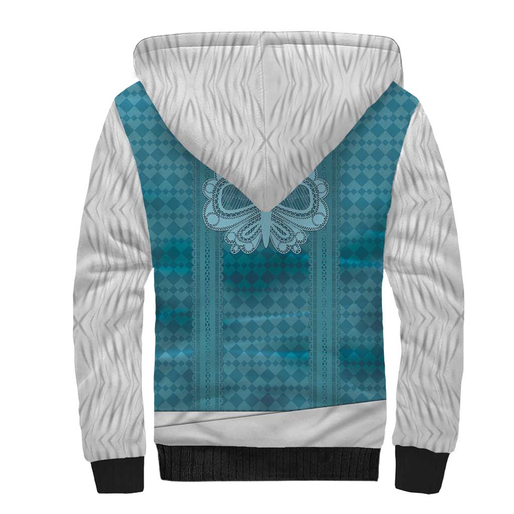 Oktoberfest Sherpa Hoodie Dirndl Retro Style - Wonder Print Shop