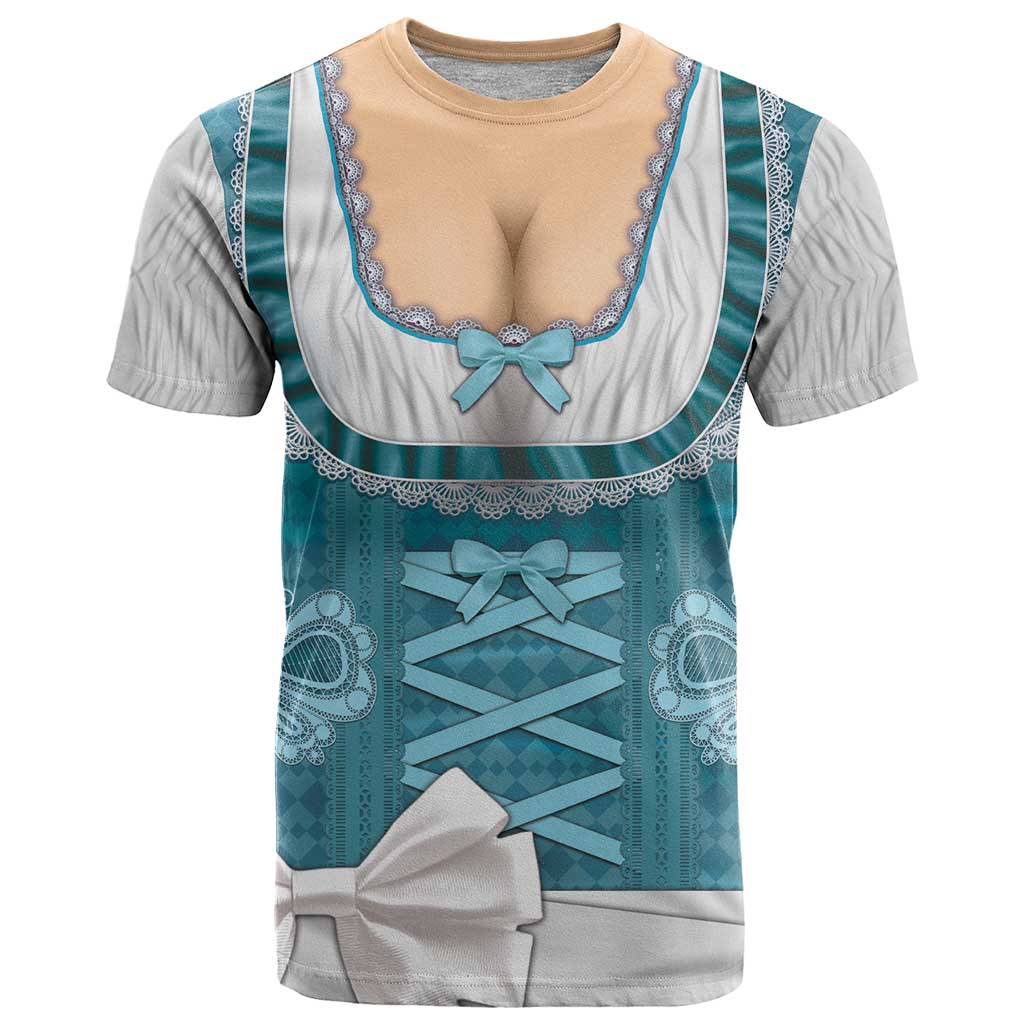 Oktoberfest T Shirt Dirndl Retro Style - Wonder Print Shop
