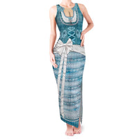 Oktoberfest Tank Maxi Dress Dirndl Retro Style - Wonder Print Shop