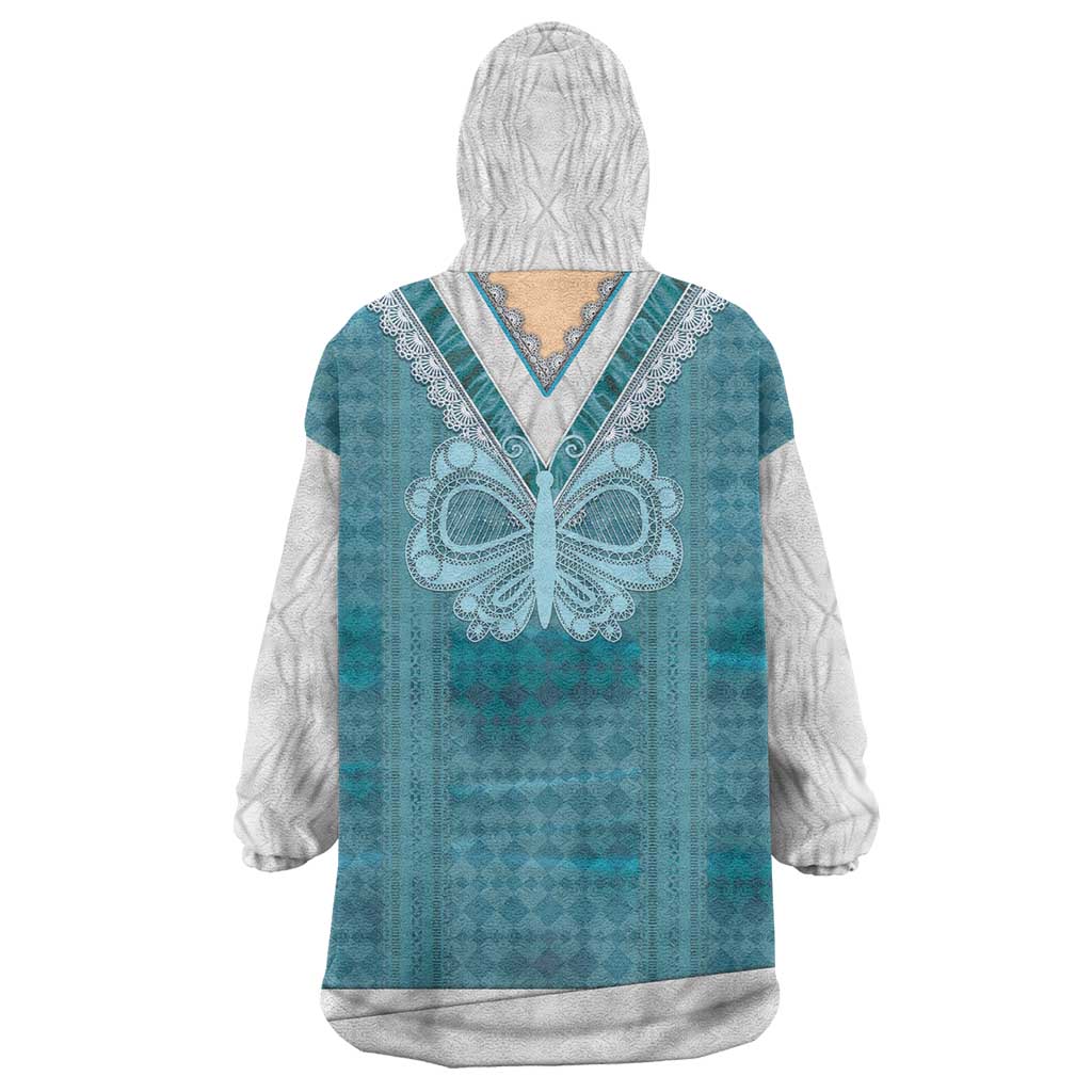 Oktoberfest Wearable Blanket Hoodie Dirndl Retro Style - Wonder Print Shop