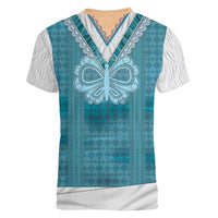 Oktoberfest Women V-Neck T-Shirt Dirndl Retro Style - Wonder Print Shop