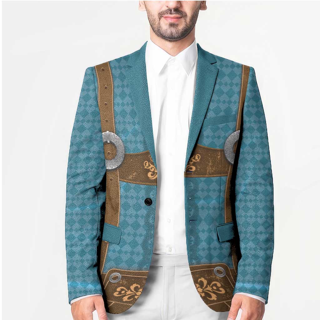 Oktoberfest Blazer Lederhosen Retro Style - Wonder Print Shop