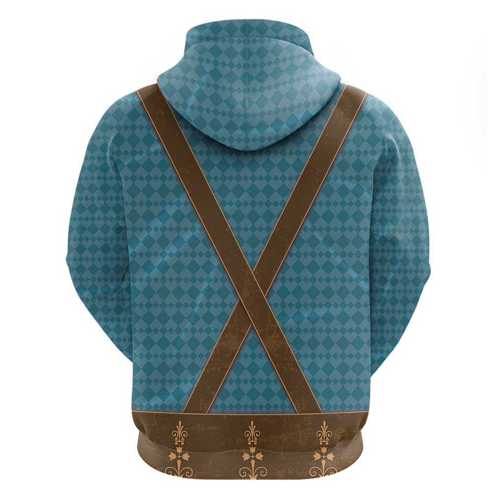 Oktoberfest Hoodie Lederhosen Retro Style - Wonder Print Shop