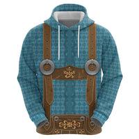 Oktoberfest Hoodie Lederhosen Retro Style - Wonder Print Shop