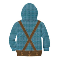 Oktoberfest Kid Hoodie Lederhosen Retro Style - Wonder Print Shop