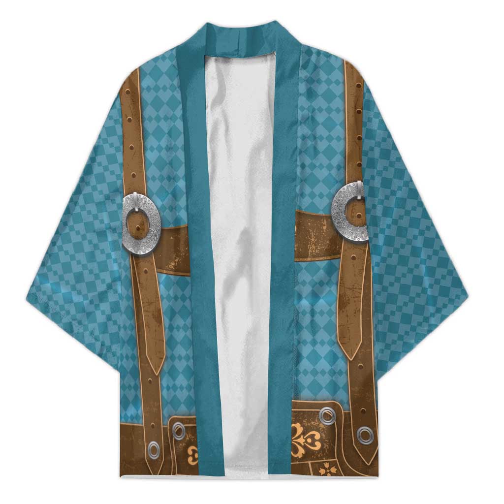 Oktoberfest Kimono Lederhosen Retro Style - Wonder Print Shop