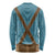 Oktoberfest Long Sleeve Shirt Lederhosen Retro Style - Wonder Print Shop