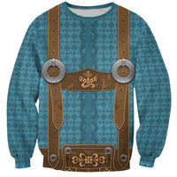 Oktoberfest Sweatshirt Lederhosen Retro Style - Wonder Print Shop