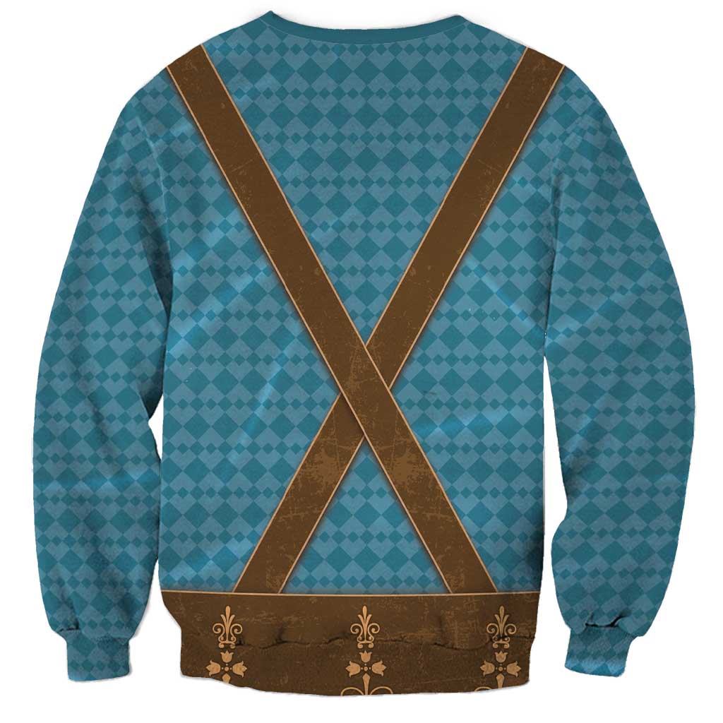 Oktoberfest Sweatshirt Lederhosen Retro Style - Wonder Print Shop