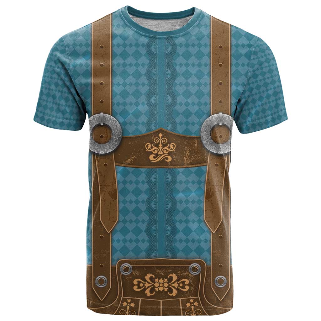 Oktoberfest T Shirt Lederhosen Retro Style - Wonder Print Shop