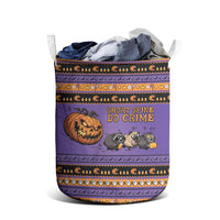 Halloween Animal Funny Laundry Basket Short Spine Do Crime Spooky Pumpkin Chase