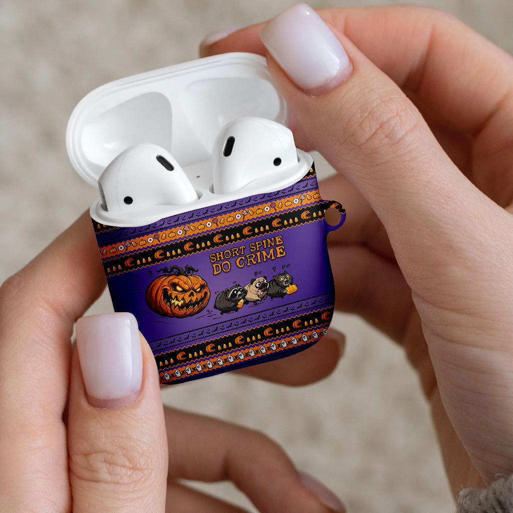 Halloween Animal Funny AirPods Case Short Spine Do Crime Spooky Pumpkin Chase