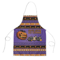 Halloween Animal Funny Apron Short Spine Do Crime Spooky Pumpkin Chase