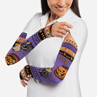 Halloween Animal Funny Arm Sleeves Short Spine Do Crime Spooky Pumpkin Chase