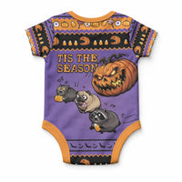Halloween Animal Funny Baby Onesie Short Spine Do Crime Spooky Pumpkin Chase