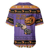 Halloween Animal Funny Baseball Jersey Short Spine Do Crime Spooky Pumpkin Chase