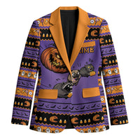 Halloween Animal Funny Blazer Short Spine Do Crime Spooky Pumpkin Chase
