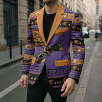 Halloween Animal Funny Blazer Short Spine Do Crime Spooky Pumpkin Chase