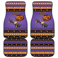 Halloween Animal Funny Car Mats Short Spine Do Crime Spooky Pumpkin Chase