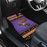 Halloween Animal Funny Car Mats Short Spine Do Crime Spooky Pumpkin Chase