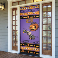 Halloween Animal Funny Door Cover Short Spine Do Crime Spooky Pumpkin Chase