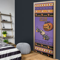Halloween Animal Funny Door Cover Short Spine Do Crime Spooky Pumpkin Chase
