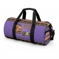 Halloween Animal Funny Duffle Bag Short Spine Do Crime Spooky Pumpkin Chase