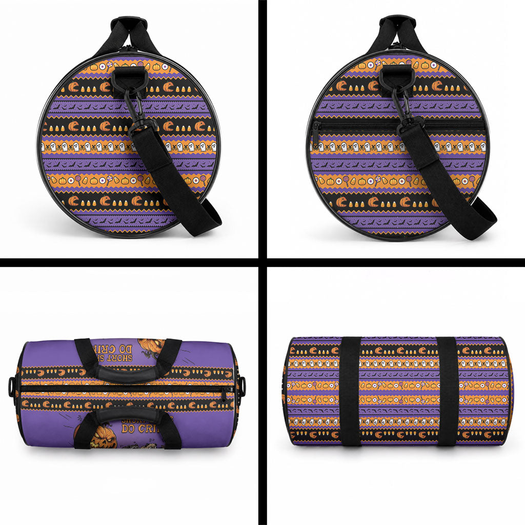 Halloween Animal Funny Duffle Bag Short Spine Do Crime Spooky Pumpkin Chase