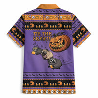 Halloween Animal Funny Hawaiian Shirt Short Spine Do Crime Spooky Pumpkin Chase