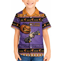 Halloween Animal Funny Hawaiian Shirt Short Spine Do Crime Spooky Pumpkin Chase