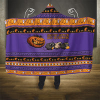 Halloween Animal Funny Hooded Blanket Short Spine Do Crime Spooky Pumpkin Chase