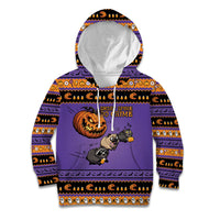 Halloween Animal Funny Kid Hoodie Short Spine Do Crime Spooky Pumpkin Chase