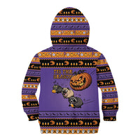 Halloween Animal Funny Kid Hoodie Short Spine Do Crime Spooky Pumpkin Chase