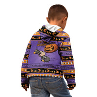 Halloween Animal Funny Kid Hoodie Short Spine Do Crime Spooky Pumpkin Chase