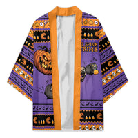 Halloween Animal Funny Kimono Short Spine Do Crime Spooky Pumpkin Chase