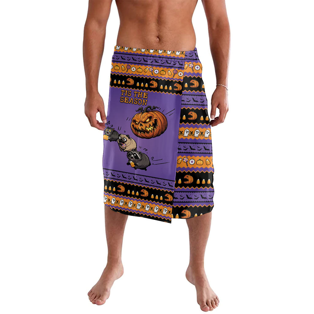 Halloween Animal Funny Lavalava Short Spine Do Crime Spooky Pumpkin Chase