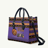 Halloween Animal Funny Leather Bag Short Spine Do Crime Spooky Pumpkin Chase