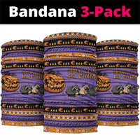 Halloween Animal Funny Neck Gaiter Short Spine Do Crime Spooky Pumpkin Chase
