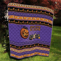 Halloween Animal Funny Quilt Short Spine Do Crime Spooky Pumpkin Chase