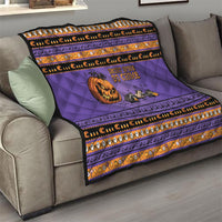 Halloween Animal Funny Quilt Short Spine Do Crime Spooky Pumpkin Chase