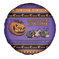 Halloween Animal Funny Spare Tire Cover Short Spine Do Crime Spooky Pumpkin Chase