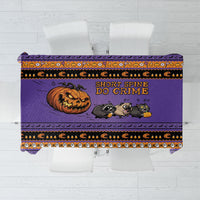 Halloween Animal Funny Tablecloth Short Spine Do Crime Spooky Pumpkin Chase