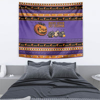 Halloween Animal Funny Tapestry Short Spine Do Crime Spooky Pumpkin Chase
