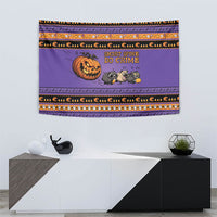 Halloween Animal Funny Tapestry Short Spine Do Crime Spooky Pumpkin Chase