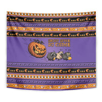 Halloween Animal Funny Tapestry Short Spine Do Crime Spooky Pumpkin Chase