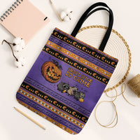 Halloween Animal Funny Tote Bag Short Spine Do Crime Spooky Pumpkin Chase