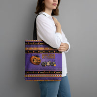 Halloween Animal Funny Tote Bag Short Spine Do Crime Spooky Pumpkin Chase