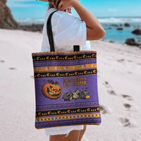 Halloween Animal Funny Tote Bag Short Spine Do Crime Spooky Pumpkin Chase