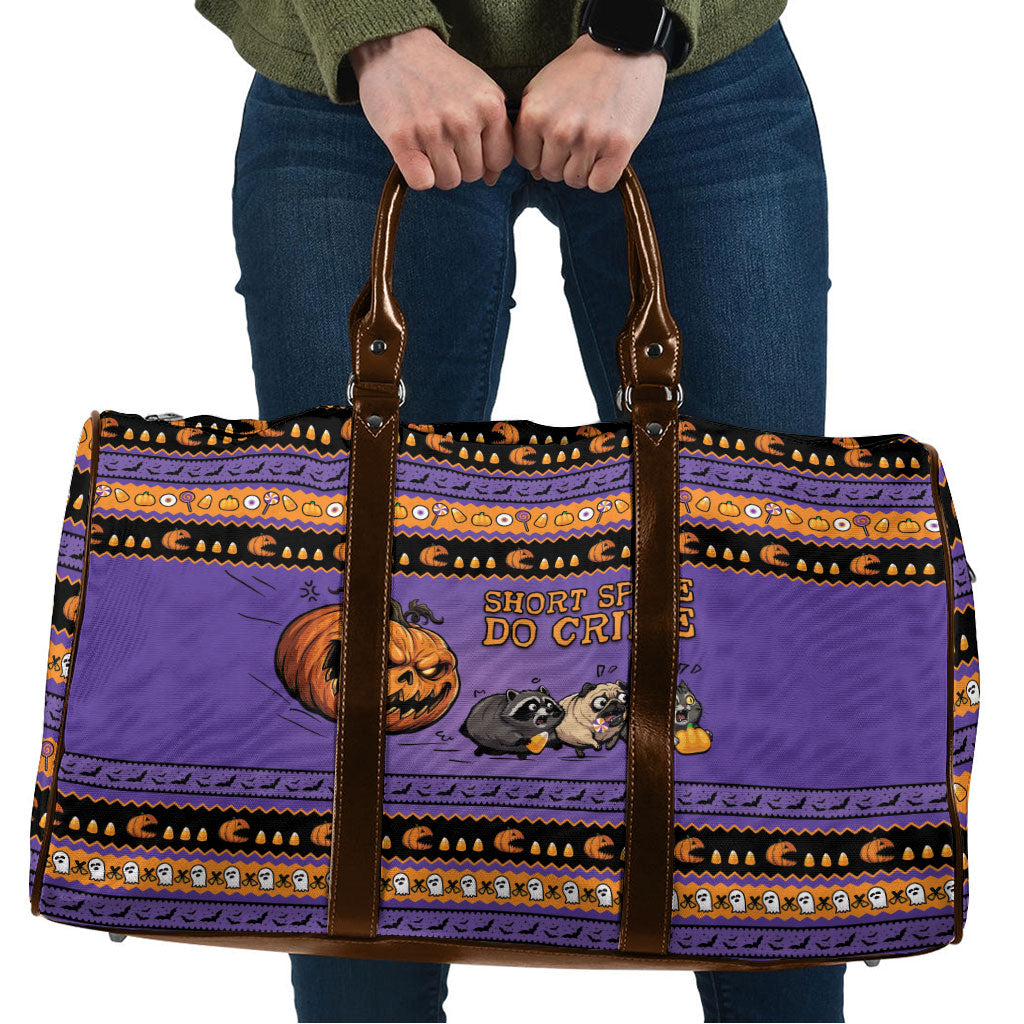 Halloween Animal Funny Travel Bag Short Spine Do Crime Spooky Pumpkin Chase