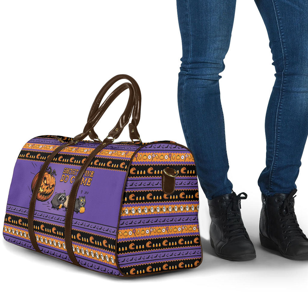 Halloween Animal Funny Travel Bag Short Spine Do Crime Spooky Pumpkin Chase